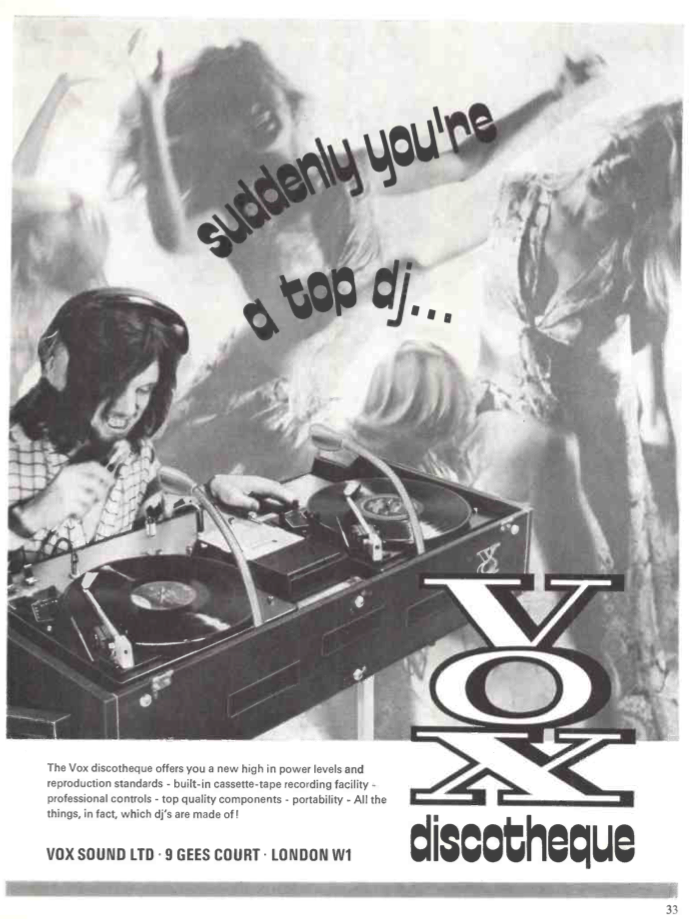Vox Discotape ad